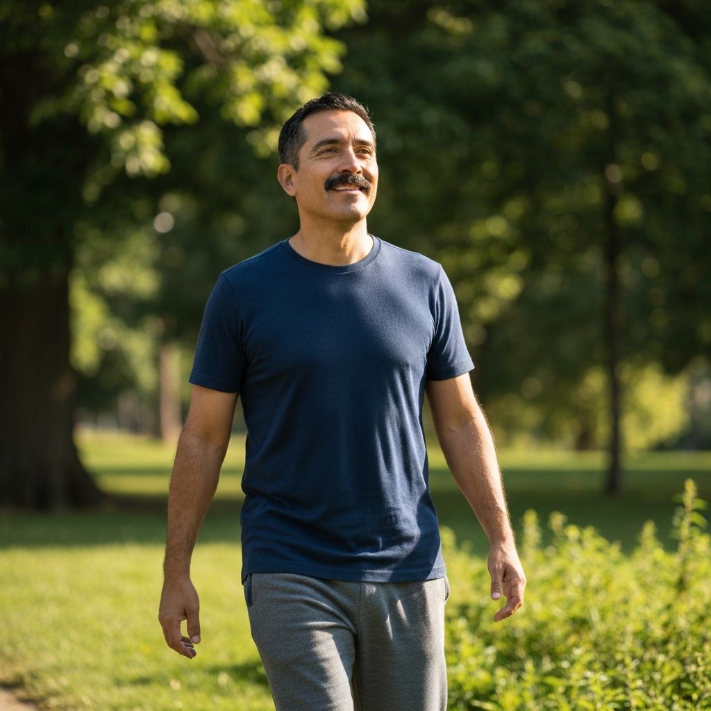 Pria aktif dan sehat setelah 40